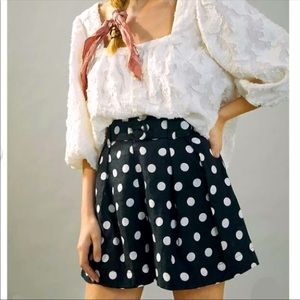 Faithfull the Brand Anthropologie Ondine Linen Shorts